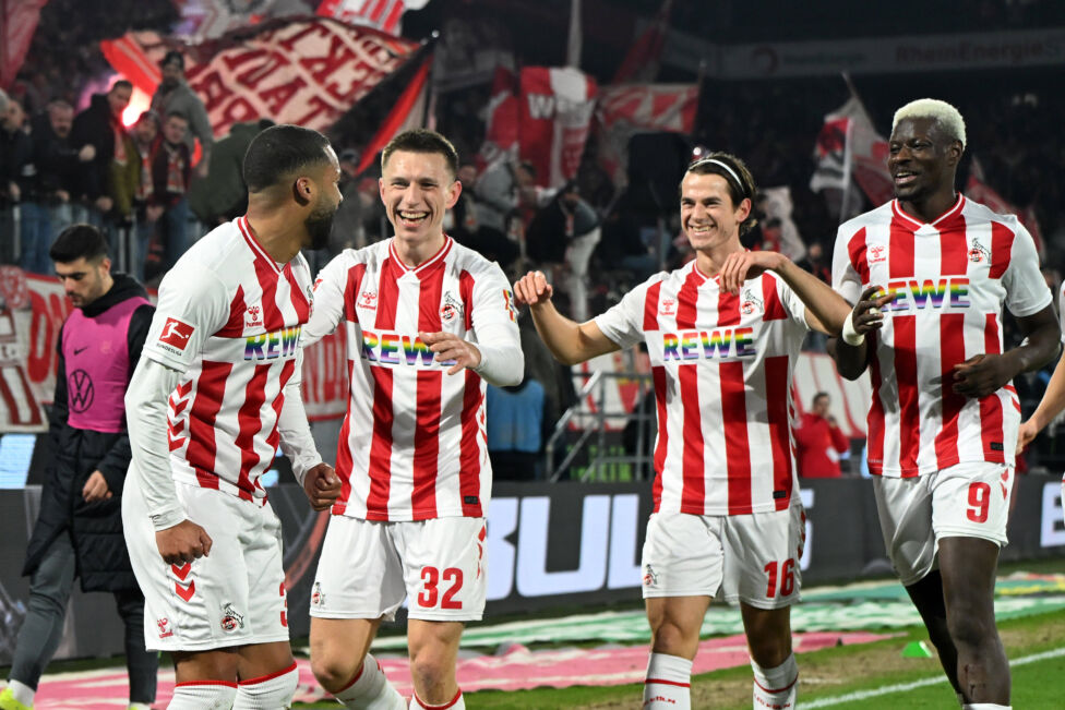 Der 1. FC Köln hat mit dem zweiten Heimsieg hintereinander seinen Mittelfeldplatz in der deutschen Fußball-Bundesliga ge