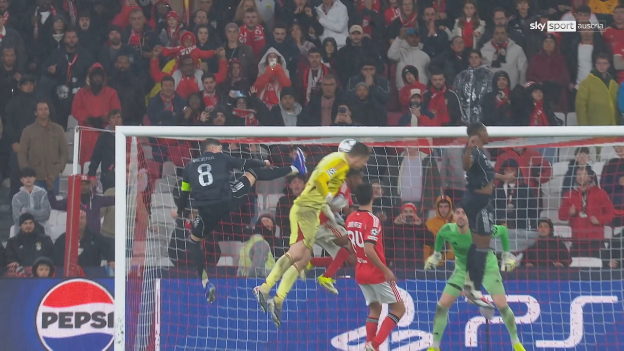 Tor – 4:2 Anatoliy Trubin (90.+8) | BEN-RMA - Sky Sport Austria
