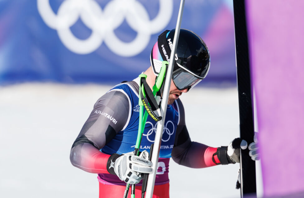 Die rot-weiß-roten Slalom-Artisten haben im zweiten Teil der Teamkombination bei den Olympischen Spielen in Italien (14.