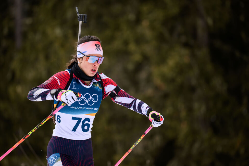 Anna Andexer hat am Samstag im Olympia-Sprint der Biathletinnen als Neunte aufgezeigt. Den ersten Top-Ten-Platz in Einze