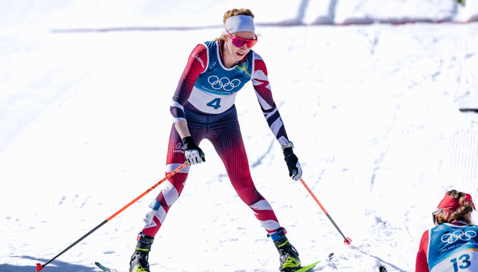 Langläuferin Teresa Stadlober hat im abschließenden Königsbewerb der Winterspiele in Italien eine Medaille knapp verpass