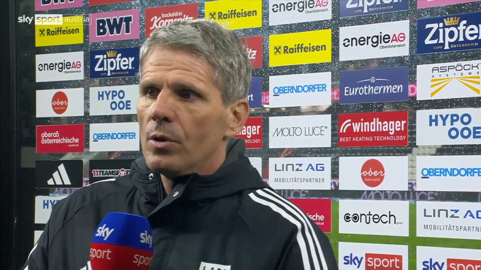 LASK-Trainer Dietmar Kühbauer äußert sich im Sky-Interview über die Gründe für die 1:5-Pleite gegen Salzburg.