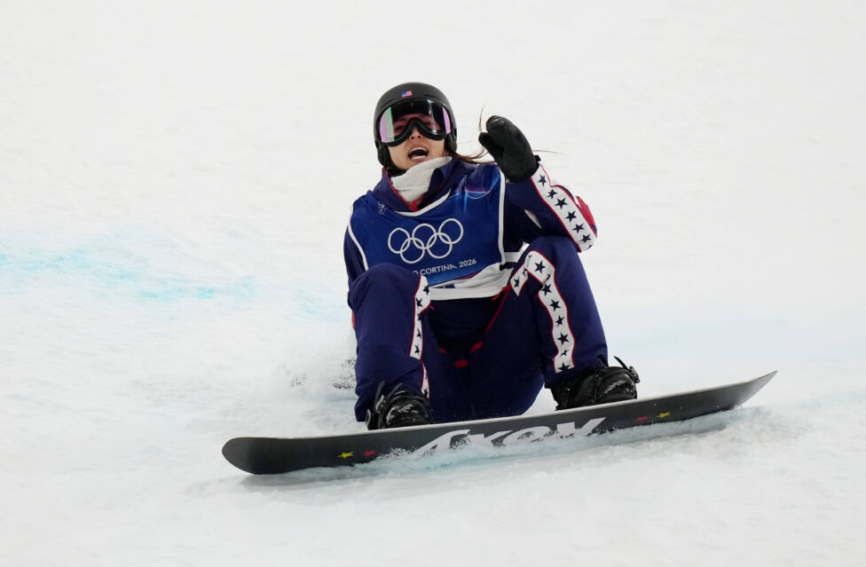 US-Superstar Chloe Kim hat bei den Olympischen Winterspielen in Norditalien den erhofften historischen Gold-Hattrick in 