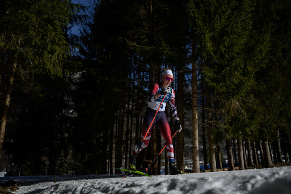 Langläuferin Teresa Stadlober hat ihre zweite olympische Medaille verpasst