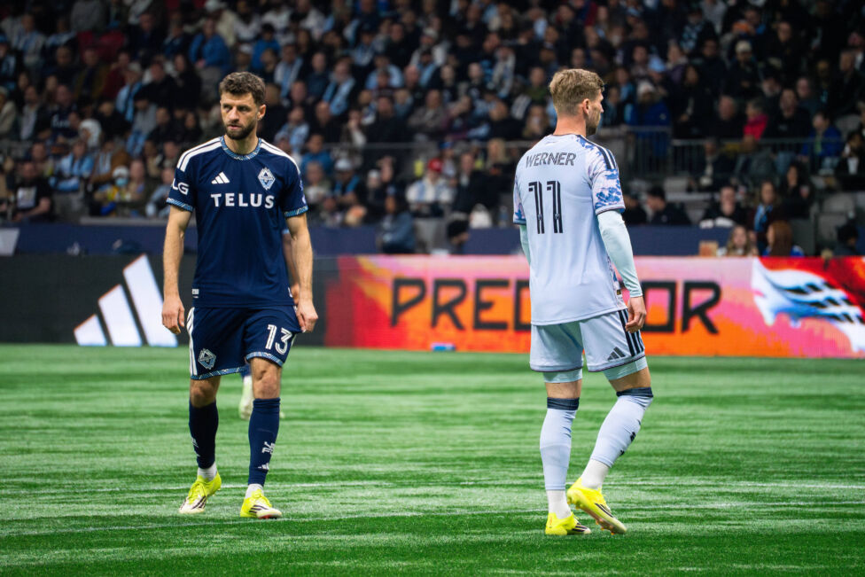 Thomas Müller hat mit den Vancouver Whitecaps im Duell mit Timo Werner die erste Saisonniederlage in der Major League So