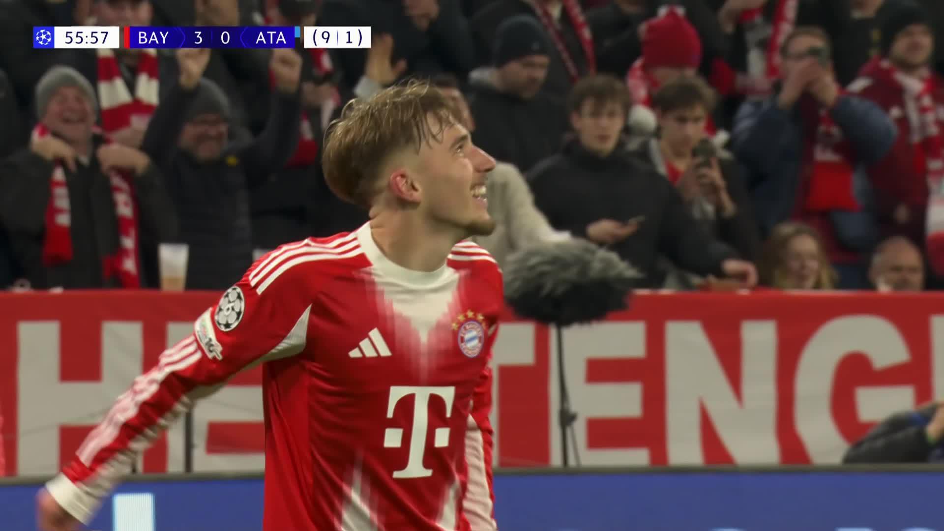 Tor - 3:0 Lennart Karl (56.) | FCB-ATA - Sky Sport Austria