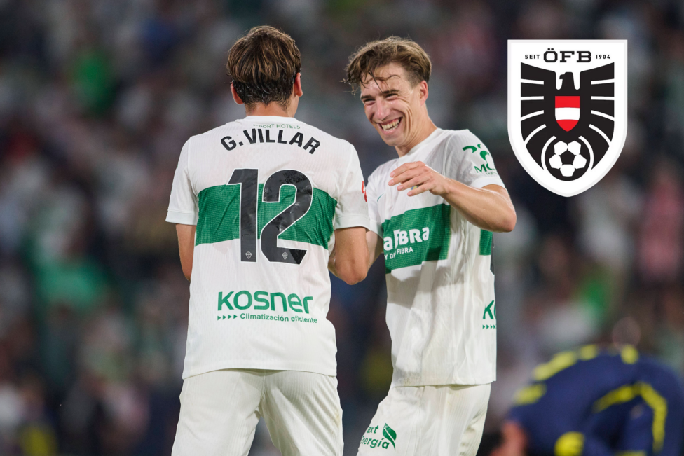 David Affengruber hat Elche am Mittwoch zu einem 3:2-Sieg gegen Atletico Madrid geführt - sein Trainer will ihm bei derm