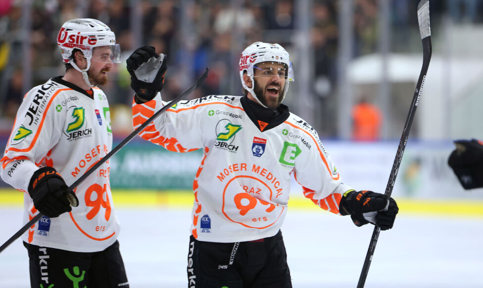Die Graz99ers haben am Freitagabend in der "best of seven"-Finalserie der ICE Hockey League gegen die Pustertal Wölfe au