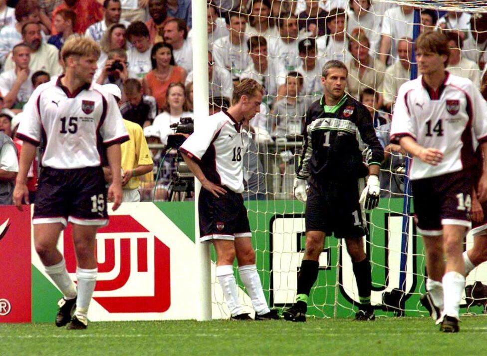 Teilnahme bei der Fußball-WM 1998 mit dem ÖFB-Team