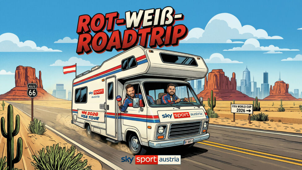 Sky Sport Austria goes WM: Der „Rot-Weiß-Roadtrip“ quer durch die USA