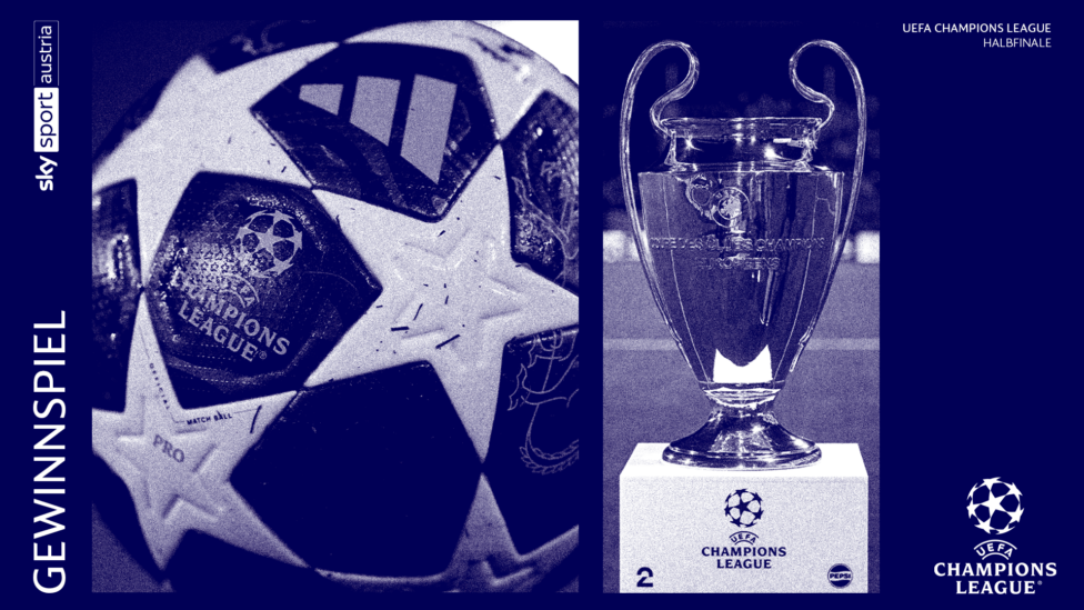 Das Halbfinale der UEFA Champions League steht vor der Türe! Mit dem Sky-Gewinnspiel könnt ihr nun einen Adidas-Fußball 