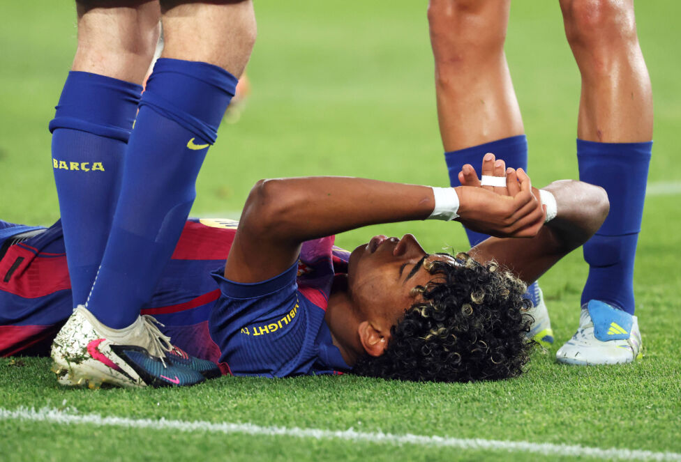 Glück im Unglück für Lamine Yamal: Der Offensivstar des FC Barcelona wird wahrscheinlich trotz seiner Oberschenkelverlet