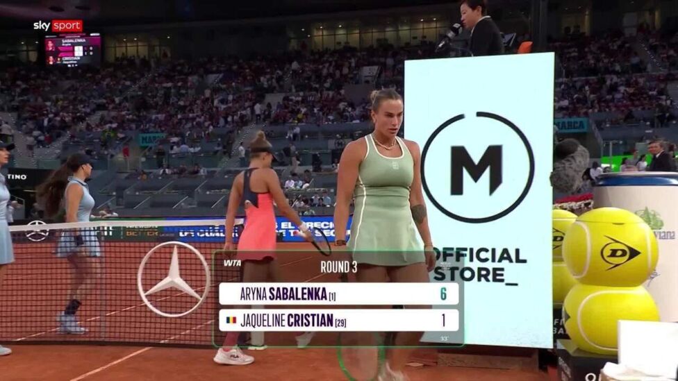 Sabalenka erreicht Achtelfinale in Madrid