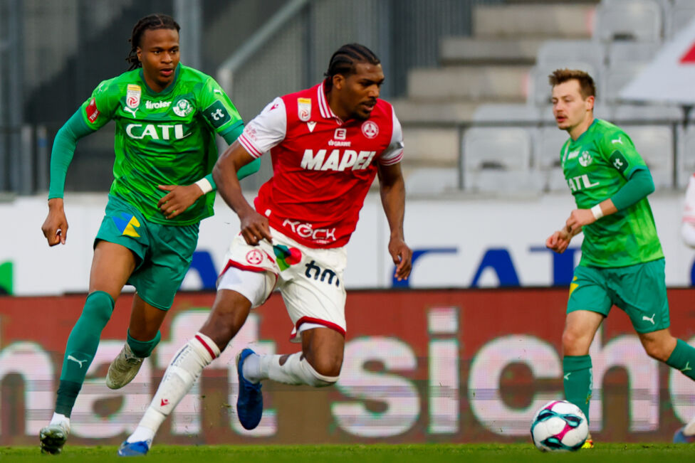 Die WSG Tirol kann neben der SV Ried und dem SCR Altach in der drittletzten Runde der ADMIRAL Bundesliga den Klassenerha