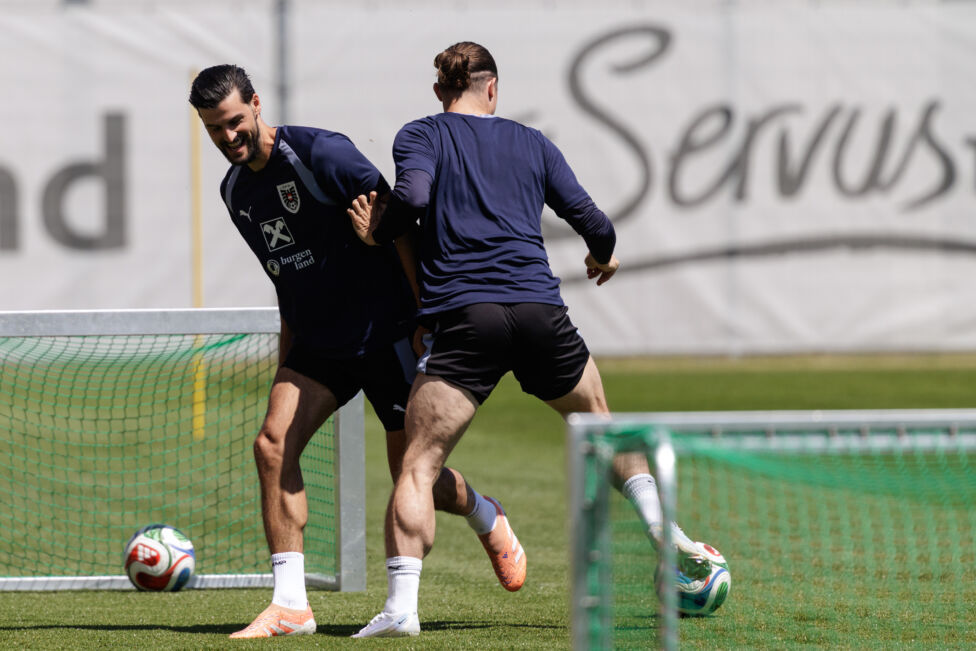 Erste volle Trainingseinheit von Grillitsch mit ÖFB-Team