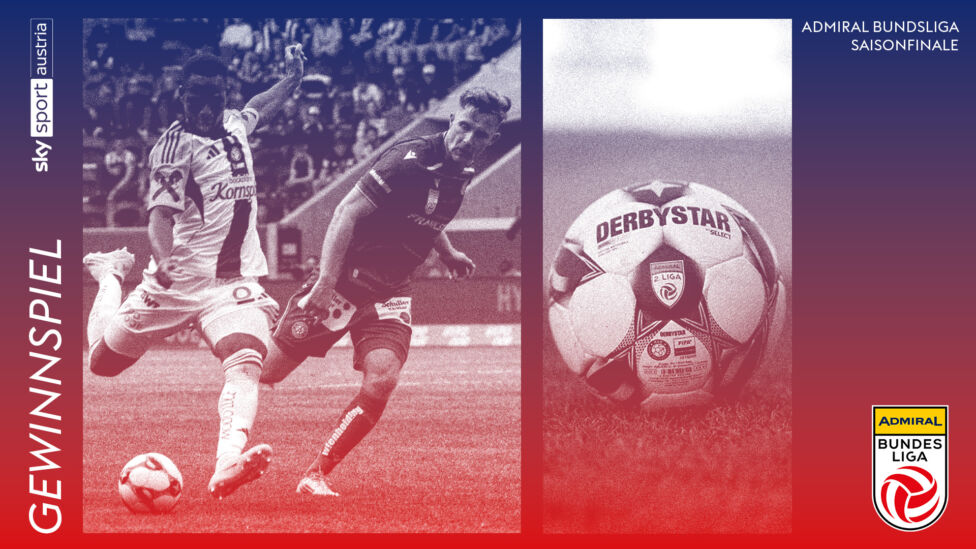 Die ADMIRAL Bundesliga geht in die finale Phase - und bei Sky Sport Austria gibt es wieder ein großes Gewinnspiel