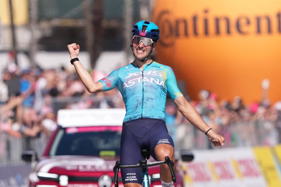 Der Italiener Alberto Bettiol hat am Freitag die 13. Etappe des Giro d'Italia nach 189 Kilometern von Alessandria nach V