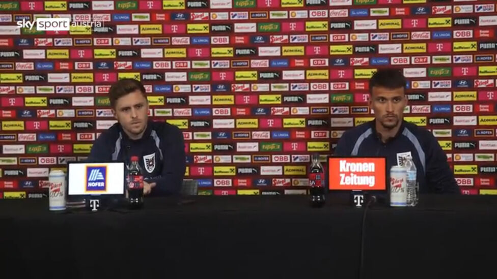 ÖFB-Pressekonferenz mit Dejan Ljubicic und Christoph Baumgartner