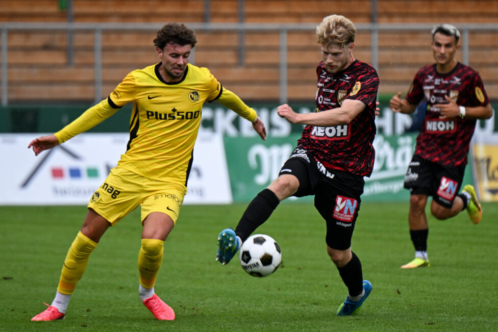 Bundesliga-Aufsteiger Austria Lustenau hat sich in einem Testspiel gegen den Schweizer Topklub Young Boys Bern ein Remis