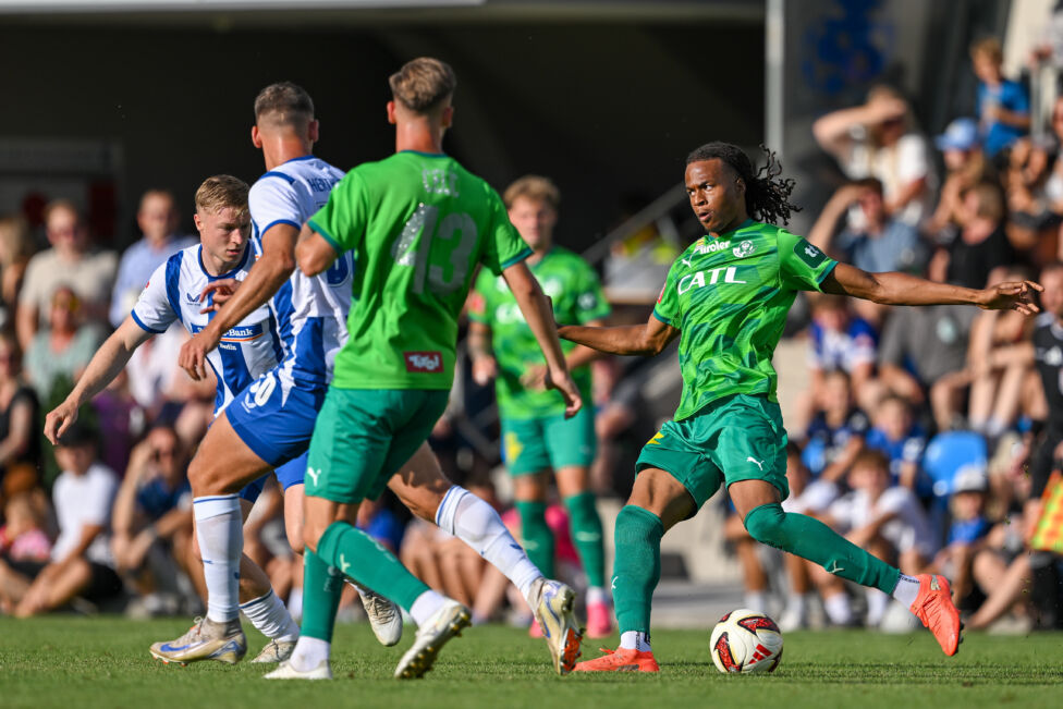 Die WSG Tirol hat ein Testspiel gegen den deutschen Zweitligisten Hertha BSC knapp mit 2:3 (2:1) verloren. Der Wolfsberg
