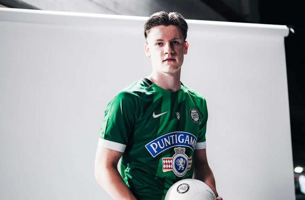 Luca Weinhandl im dritten Trikot. © Sturm Graz