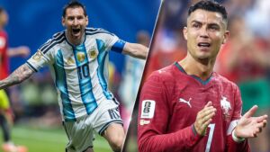 Lionel Messi (l.) brilliert bislang bei der WM 2026, für Cristiano Ronaldo (r.) verlief das Turnier hingegen nicht so gu