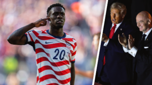 US-Stürmer Folarin Balogun darf im Achtelfinale gegen Belgien spielen, obwohl er nach einer Roten Karte für ein Spiel ge