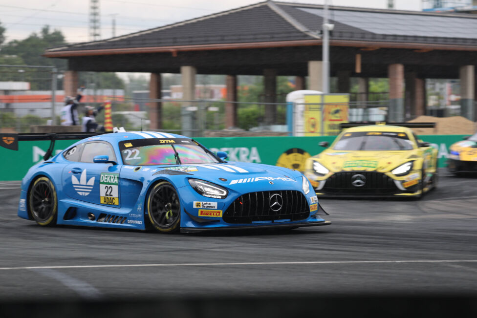 Lucas Auer ist im zweiten DTM-Rennen auf dem Norisring als Dritter auf das Podest gefahren