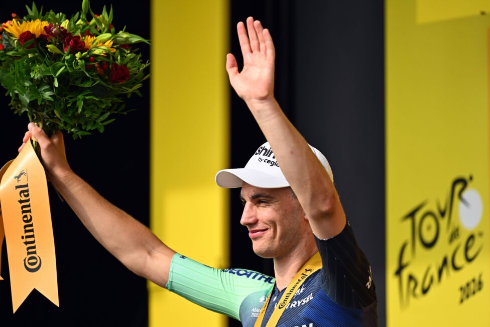 Der niederländische Radprofi Olav Kooij hat am Mittwoch die fünfte Etappe der Tour de France für sich entschieden