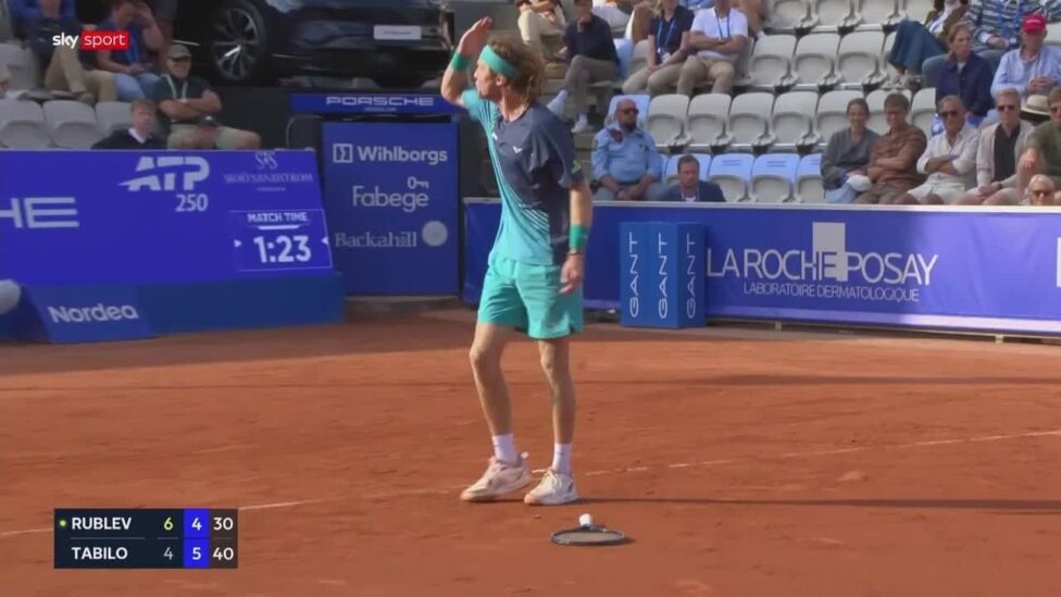 Zündschnur abgebrannt! Rublev rastet aus