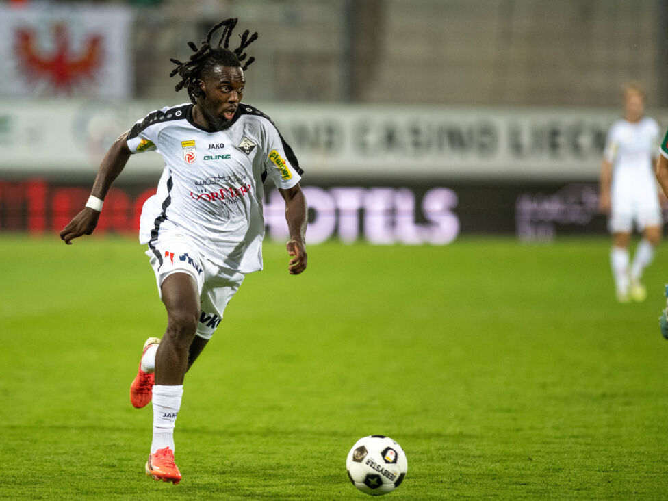 Der SCR Altach muss am Samstag im Bundesligaspiel bei Sturm Graz auf Yann Massombo verzichten. Nun gibt der Verein ein S