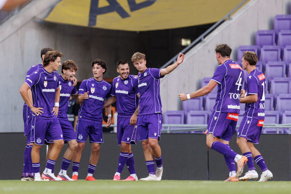 Young Violets stoppen Erfolgslauf von Austria Salzburg