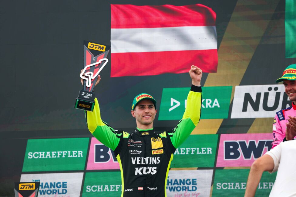 Thomas Preining hat am Samstag im elften von 16 Rennen im Deutschen Tourenwagen Masters (DTM) auf dem Nürburgring Rang z
