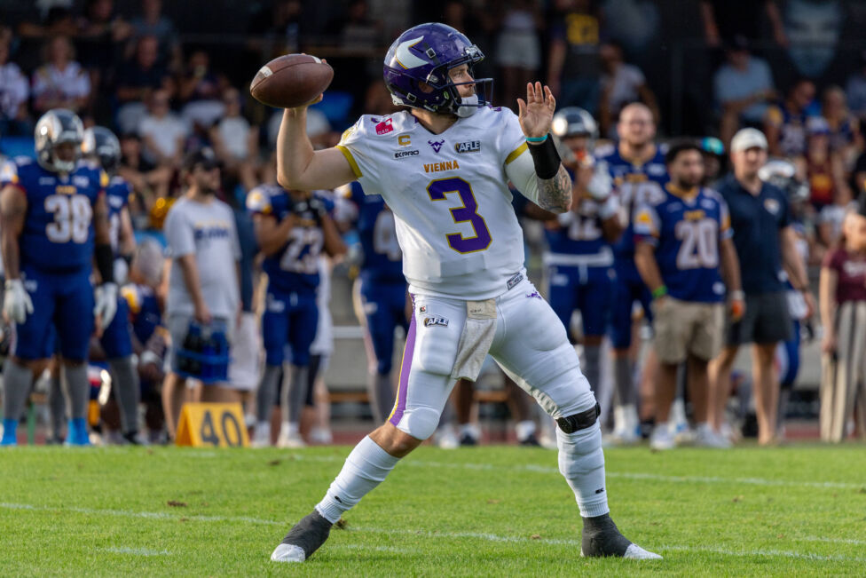 Die Vienna Vikings haben ihren zehnten Sieg im elften Spiel der American-Football-Liga AFLE gefeiert