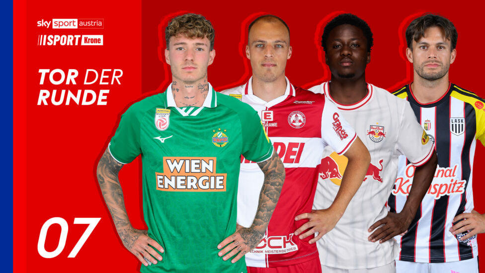 Wer hat das Tor der 7. Runde in der ADMIRAL Bundesliga erzielt? Stimmt jetzt im Voting für euren Favoriten ab!