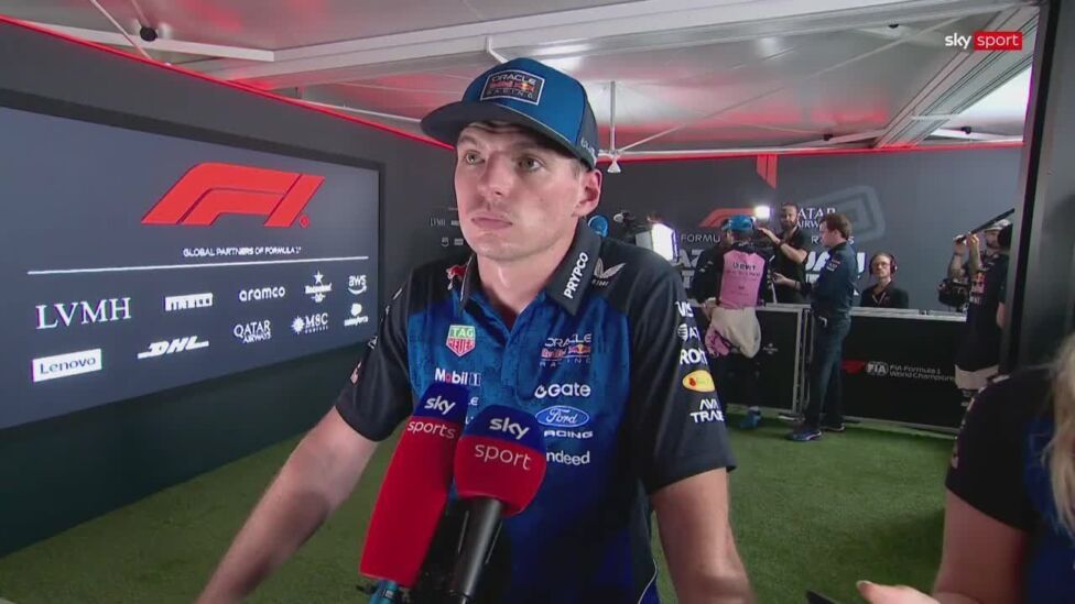 Verstappen nach P8: "Der Motor hat nicht richtig gearbeitet"