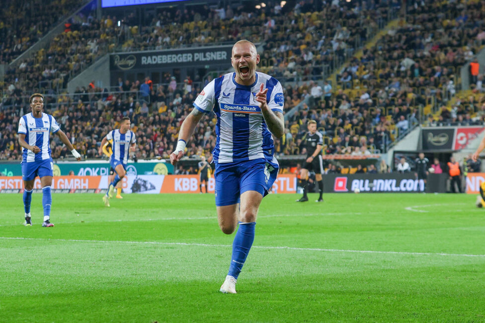 Sechster Sieg! Hertha bleibt auch in Dresden makellos
