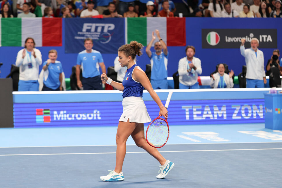 Champion Italien im Halbfinale des Billie Jean King Cup