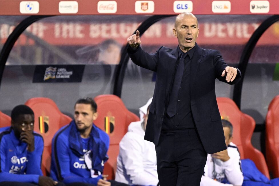 Gegen Italien im Fokus: Frankreich-Trainer Zinedine Zidane