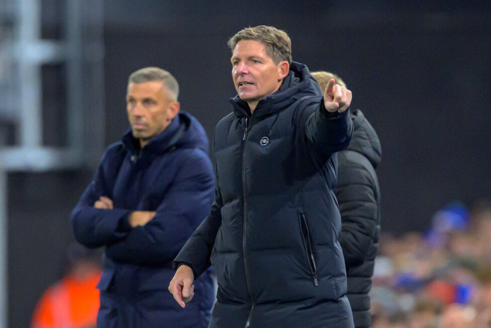 Nottingham-Trainer Oliver Glasner im Spiel bei Ipswich Town an der Seitenlinie