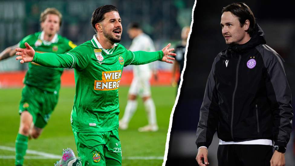 Im ÖFB-Cup-Achtelfinale bietet sich der Wiener Austria die Chance auf den Befreiungsschlag. Rapid ist bei Zweitligist Vi